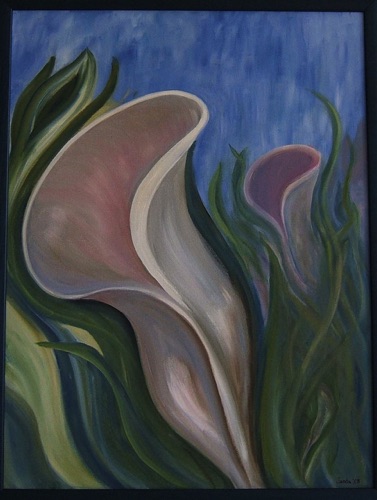 My Plant Spirit
OIl on Canvas,  24 x 18
Sold, prints or giclees available